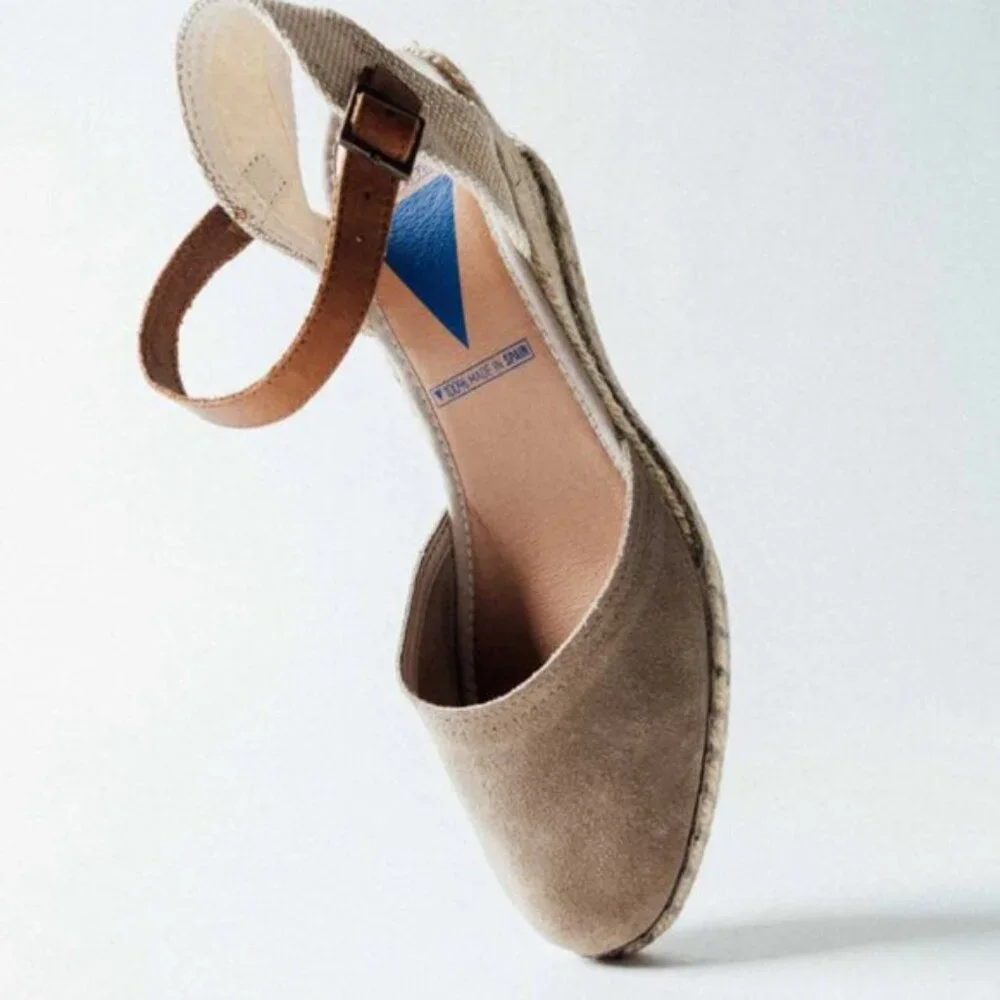 NEW VERBENAS  WOT Wedges Malena Serraje Piedra 268 2j9